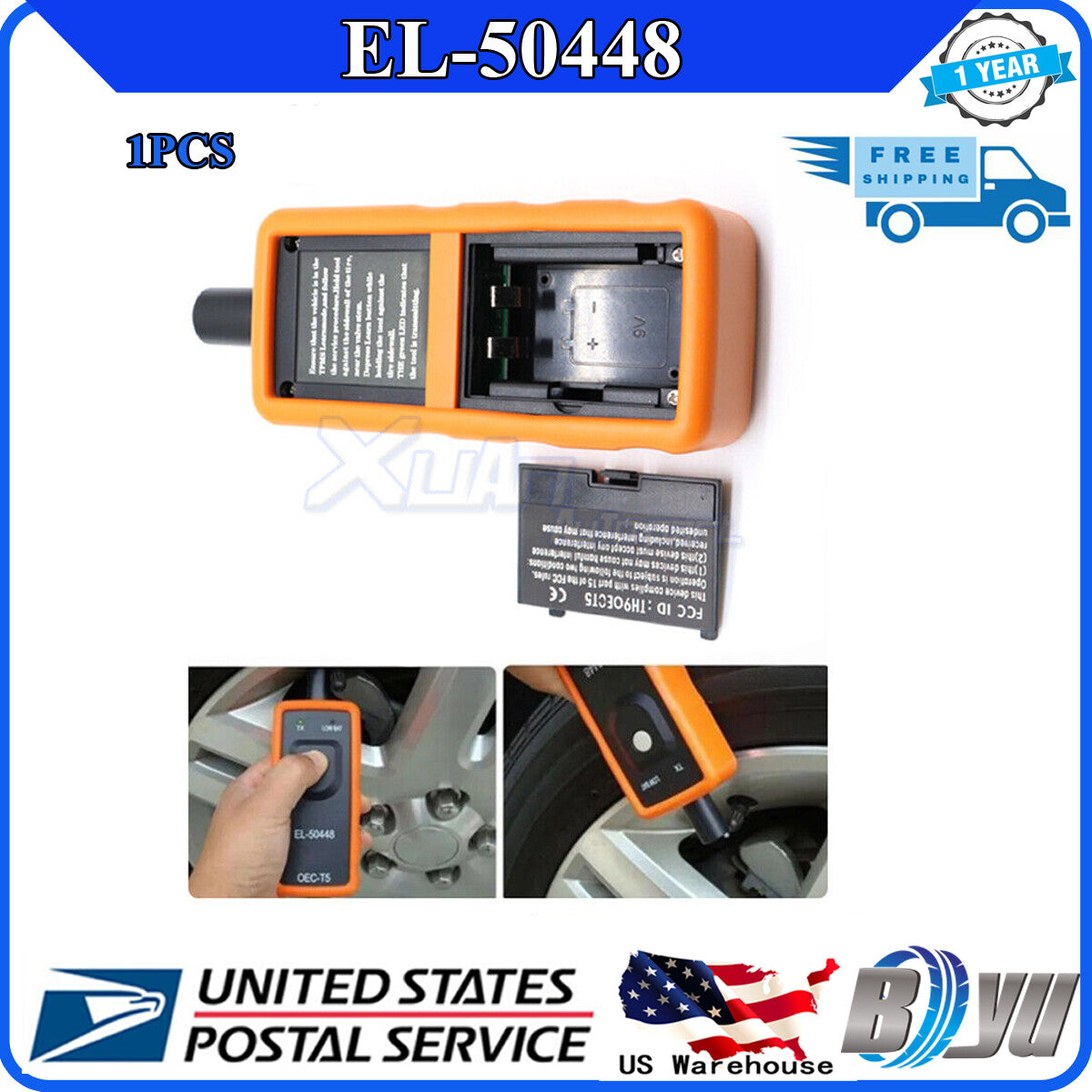 TPMS Reset Tool Relearn Auto Tire Pressure Sensor for GM Car Vehicles EL50448 US