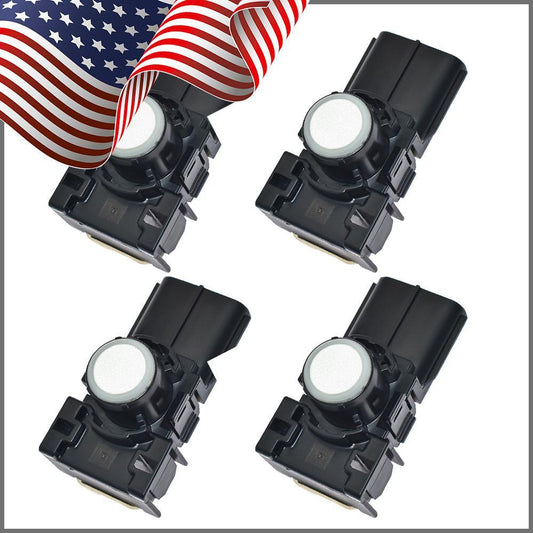4x Parking Aid Sensors White for Lexus GS350 GS450h CT200H 2011-2014 89341-76010