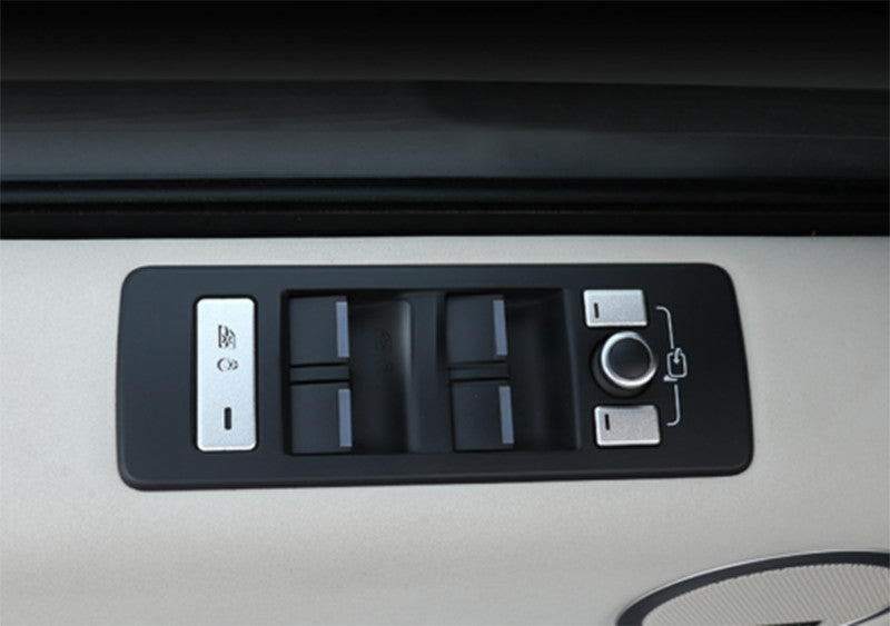 11p for Range Rover Sport 2014-2017 Door Armrest Window Switch Button Cover Trim