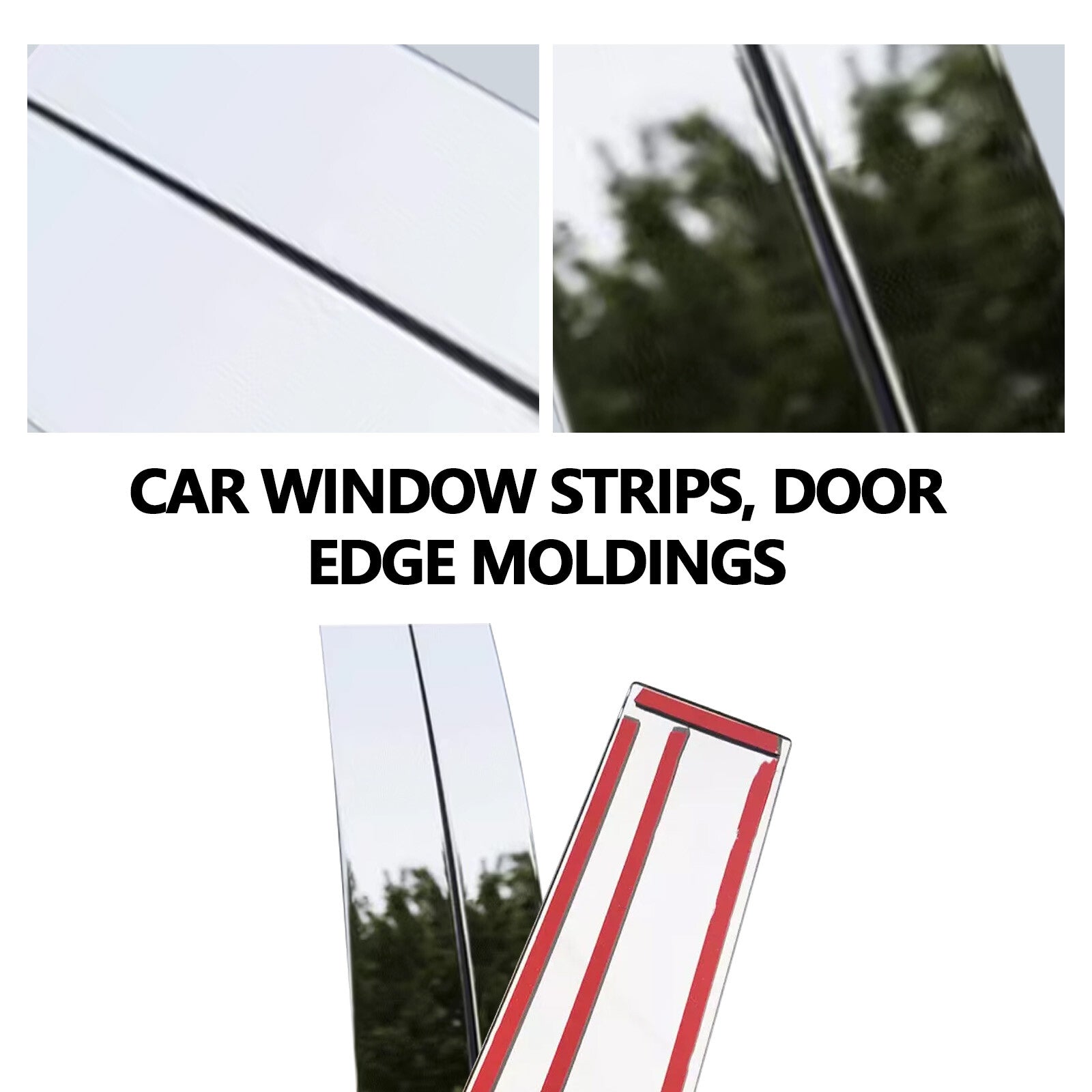 Stainless Steel Window Door Pillar Post Trims Cover for Toyota for Sienna 2011-202xd