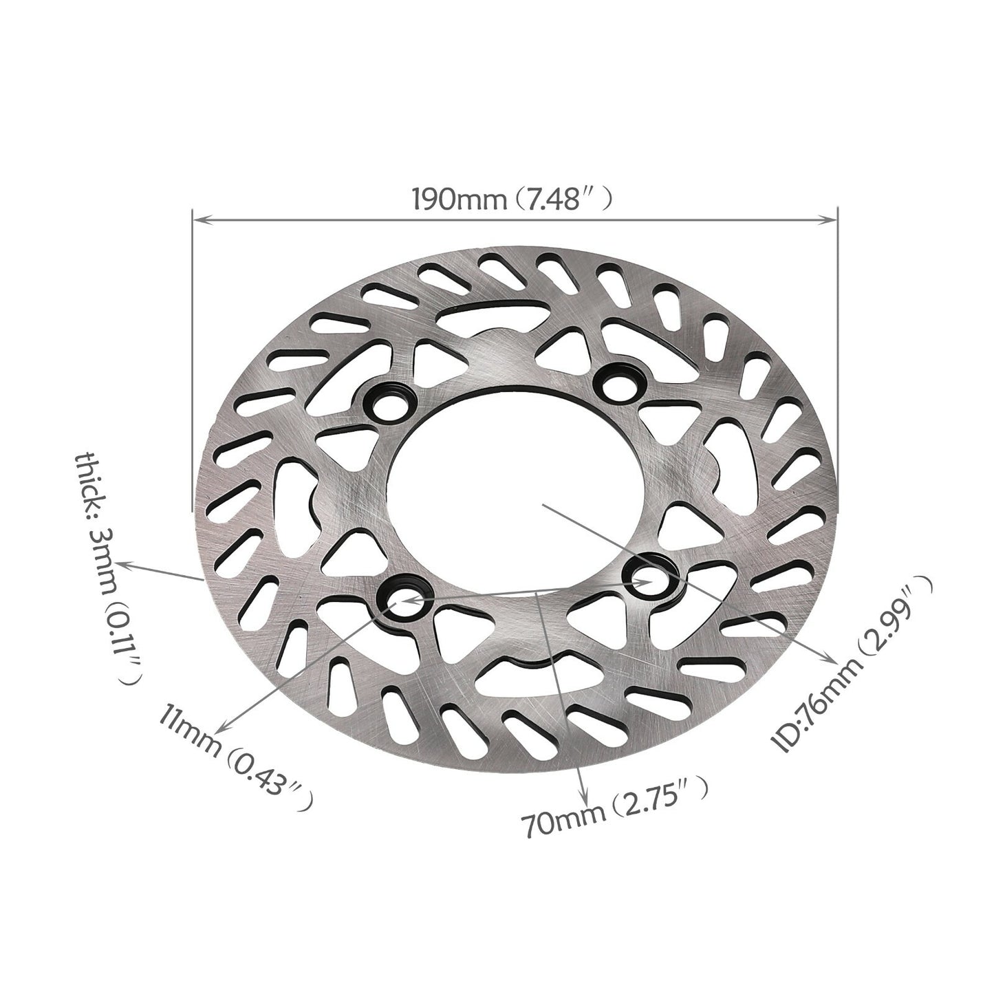 90/100 - 14 Inch Rear Back Wheel Disc Brake Kit Pit Dirt Bike 110cc 125cc 160cc