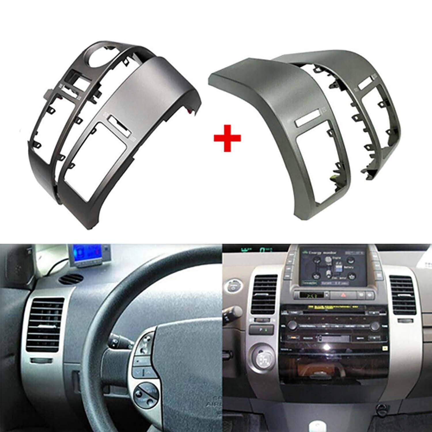 Set Center Inner A/C Dash Air Vent Cover Trim for Toyota Prius 55670-47060 04-09