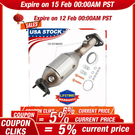 Exhaust Catalytic Converter For 1997-01 for Honda CR-V CRV 2.0L I4 Direct-Fit US