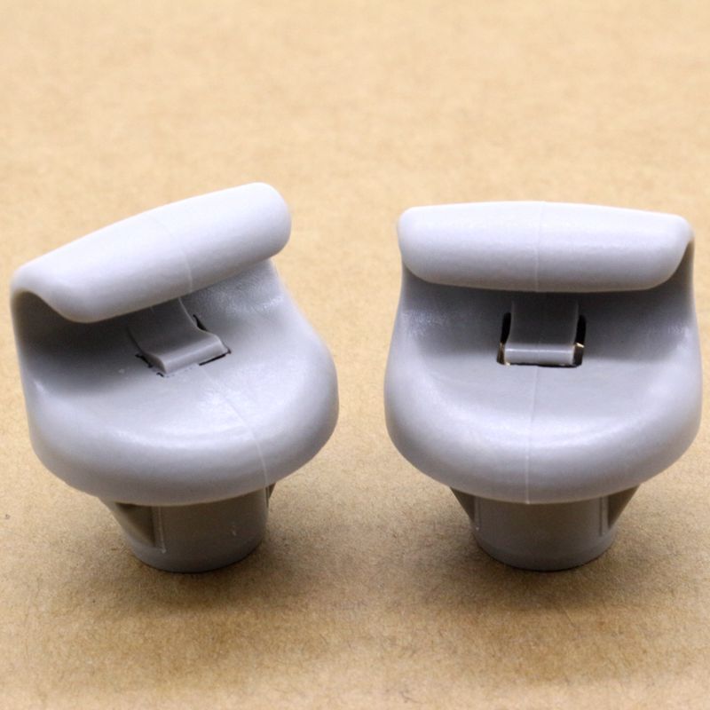 2. Gray sunshade clips for Nissan X-trail 350Z and for Infiniti FX45/FX35 (left and right sides)