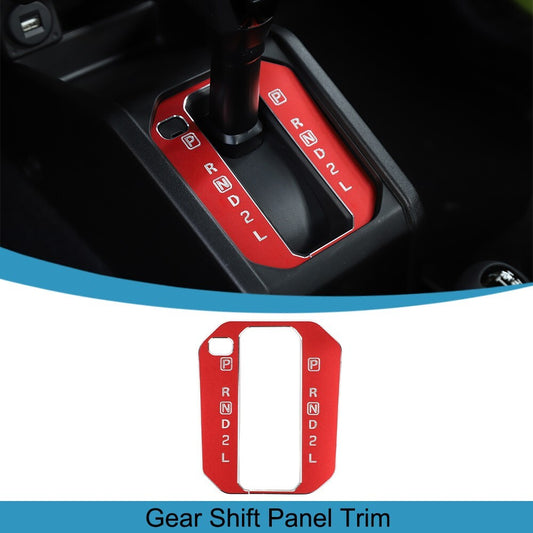 Central Gear Shift Panel Decoration Cover Trim for Suzuki for Jimny 2019-2023 Red