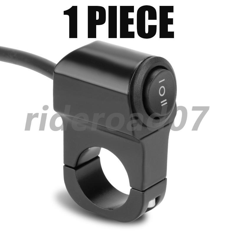 7/8 Waterproof Motorcycle Handlebar On Off Switch Headlight Fog Spot Light ATV