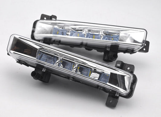 2x White LED Daytime Day Fog Light DRL for Bmw 5 series G30 G31 G32 2016-2024
