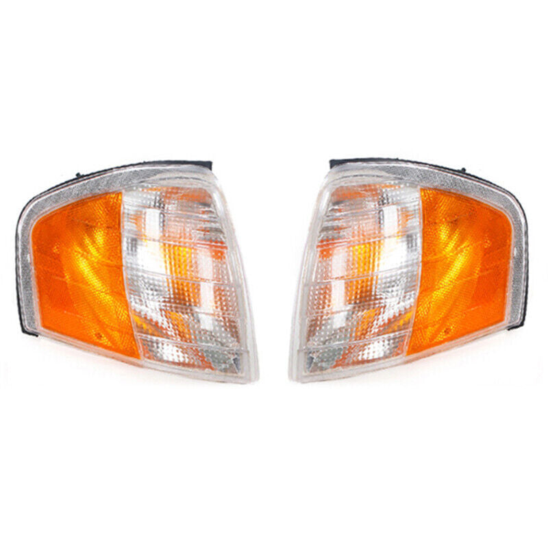 Pair for Mercedes-Benz C Class W202 Turn Signal Corner Light Headlight 1994-2000