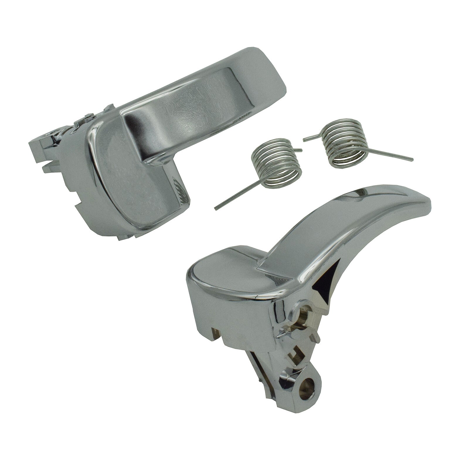 2PCS Inner Chrome Door Handle Left  Right Side for Nissan Qashqai J10 2007-2013