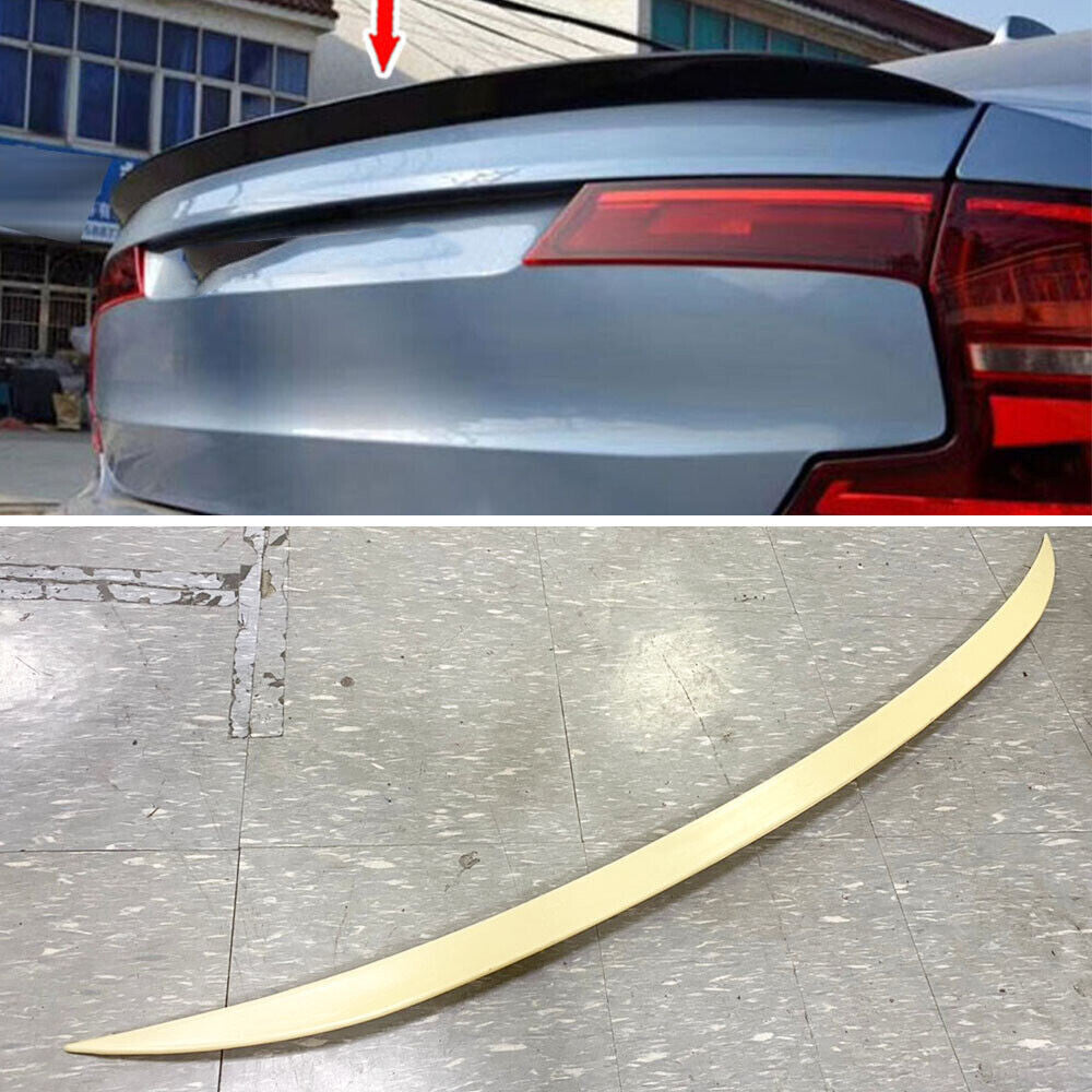 for Volvo S90 s90l S90L 2016-20 Painted Color Sport Rear Trunk Spoiler Wing Trim