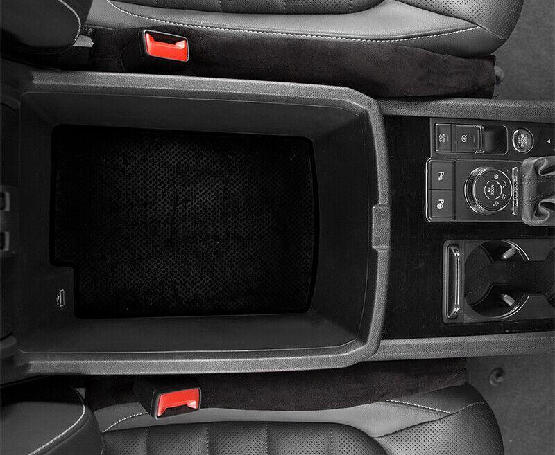 Black Suede for Seat Anti-Clogging Leakproof Strip 2pcs for Toyota for Sienna 2015-2020