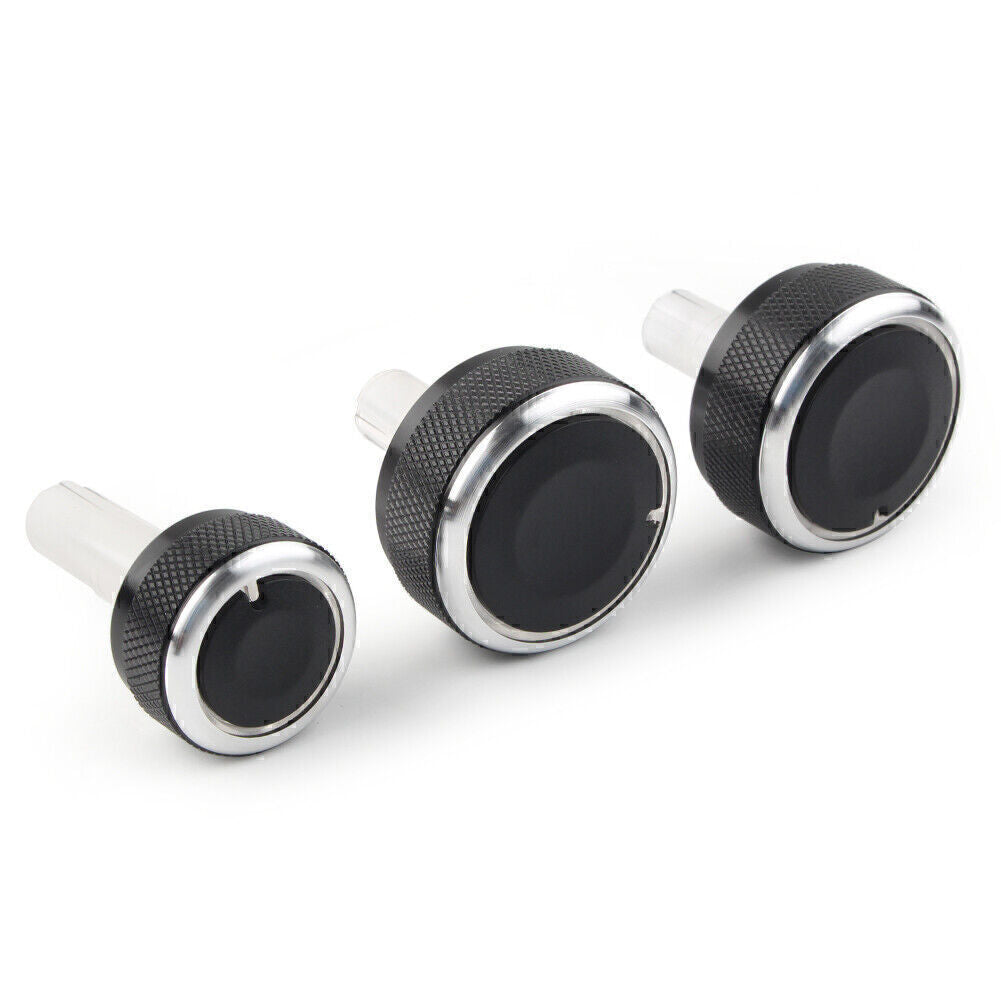 3pc Air Conditioner A/C Switch Panel Control Knob for VW for Golf MK4 for Passat B5 for Bora