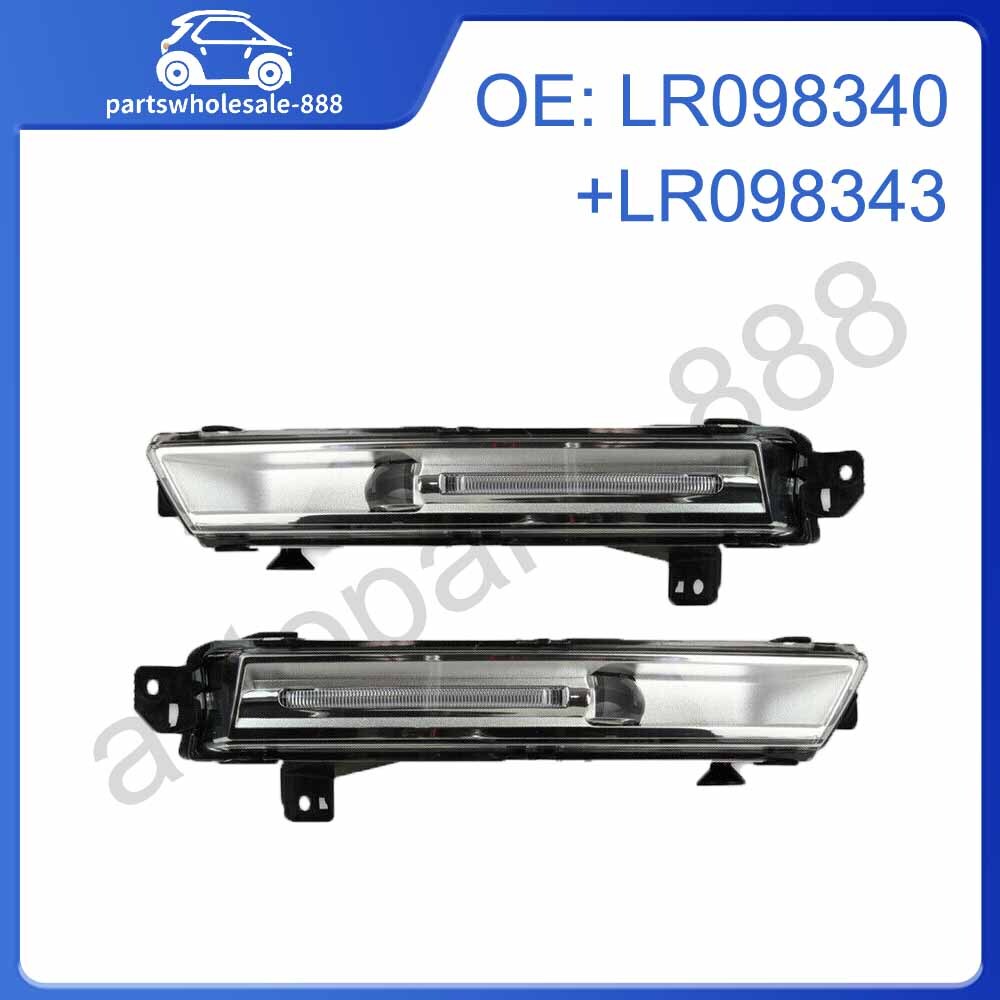 Front bumper LED fog lights and driving lights (2-piece set) suitable for 2018-2019 for Range Rover L405