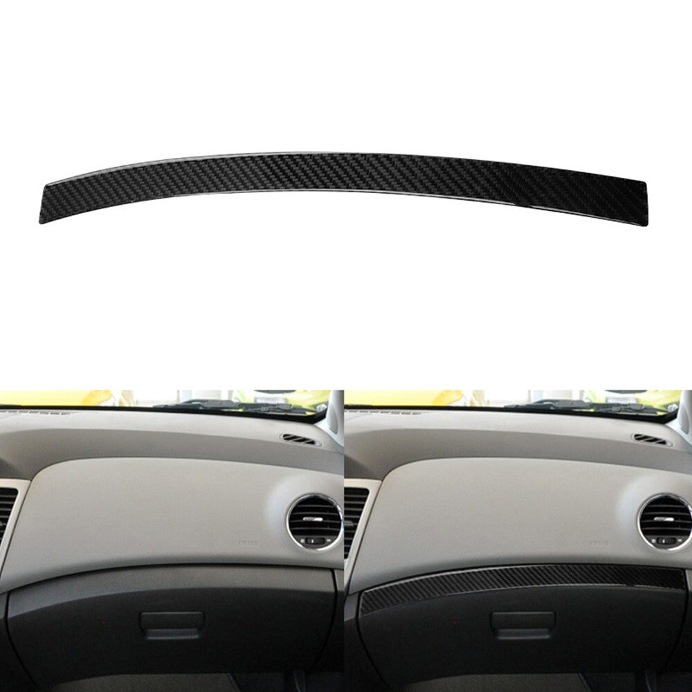Carbon Fiber Interior Passenger Strip Cover Trim for Chevrolet for Cruze 2009-2015