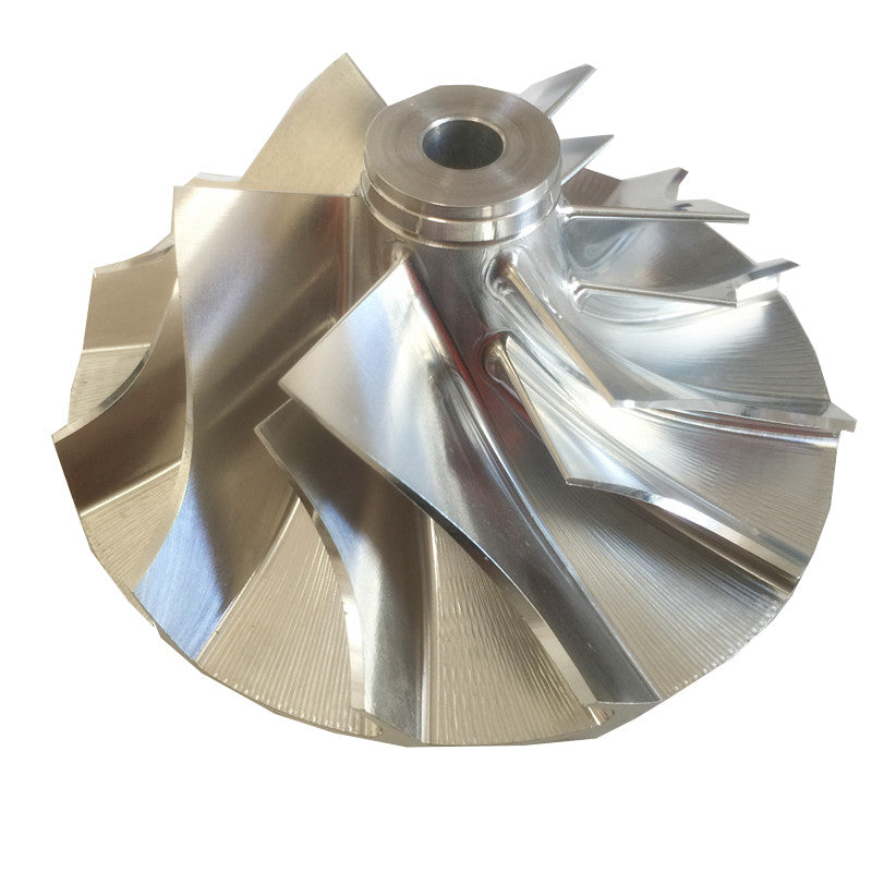 T61 409033-0013 59.50/94.02 mm 6+6 Blade Turbine Billet Compressor Wheel for CAT