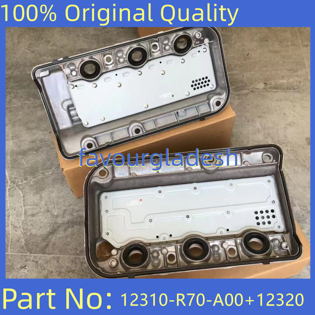 Front+Rear Engine Valve Covers for HONDA PILOT 3.5L 2012-2015 12310-R70-A00