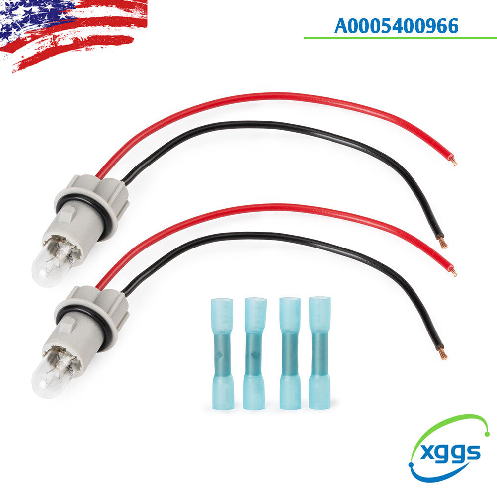 2x A0005400966 Side-marked bulb socket wiring harness for Mercedes-Benz
