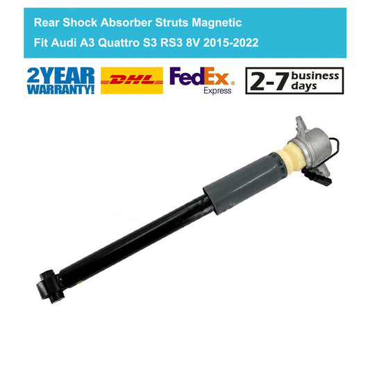 1x Rear Shock Absorber Strut w/Magnetic Fit for Audi A3 Quattro S3 RS3 2015-2020