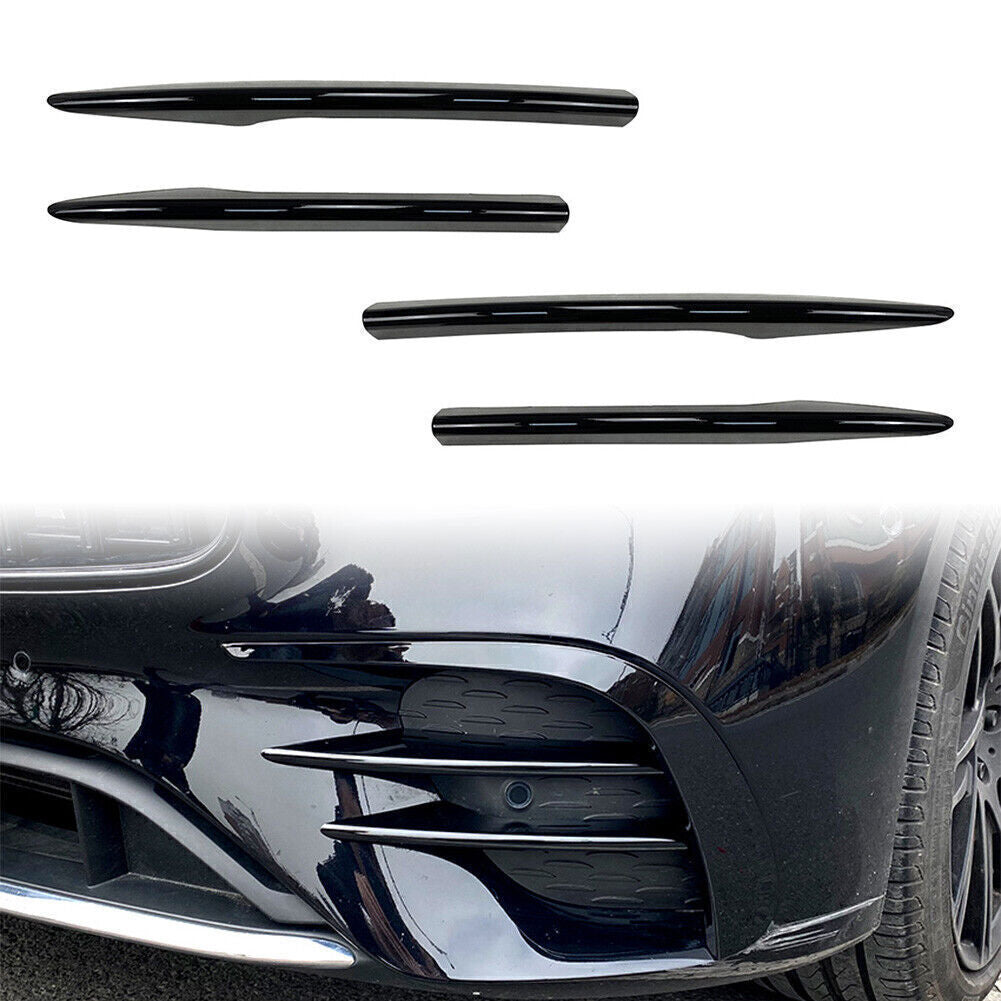 Front Fog Light Decorative Trim Cover for Benz E Class W213 E260 E300 E53 2021+