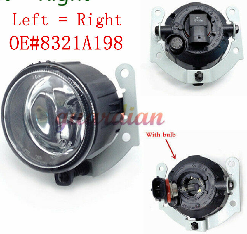 L=R with bulb 2008-2015 for Mitsubishi Lancer Sportback front fog light 8321A235