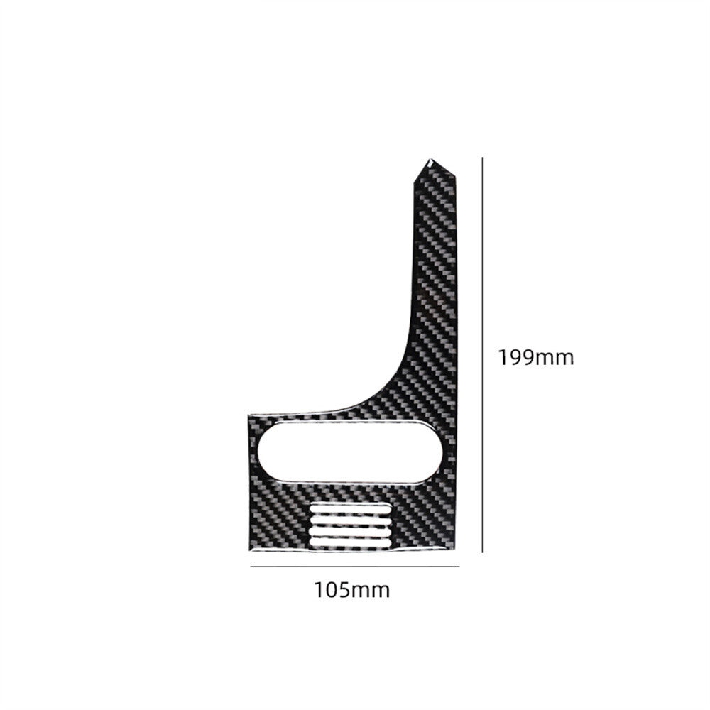 Carbon Fiber Steering Wheel Right Side Panel Trim for Ford F-150 FX4 2004-2008 A