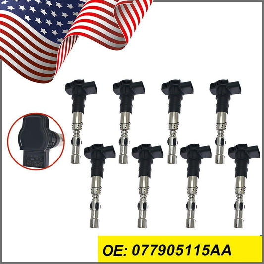 Set of 8 Ignition Coils for Volkswagen for VW Phaeton Touareg V8 4.2L 2004 2005 2006