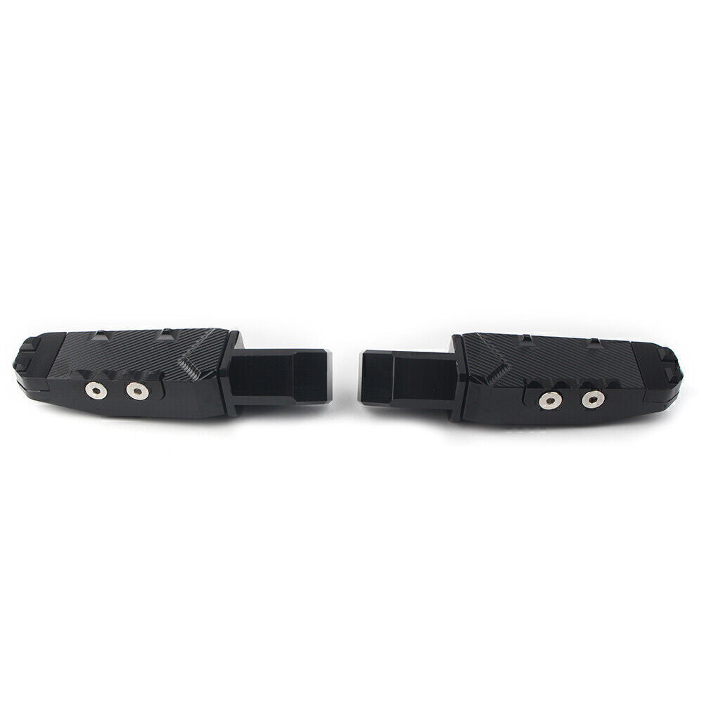 Rear Passenger Foot Pegs Pedal Pads for Honda CBR600RR F5 CBR600 F4/F4I Black