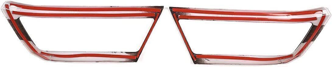 for Land Rover for Defender 90 20-25 Oak Grain Inner Door Lock Handle Frame Trim 2P