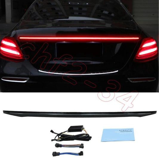 Fit for mercedes E-class w213 Smoke Black Rear Door Trunk LED Tail Light Cover