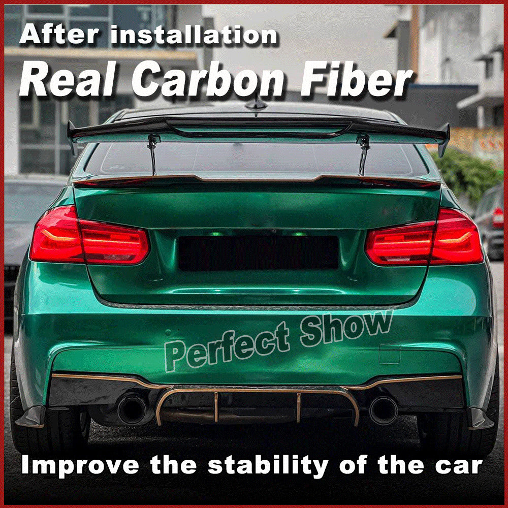 Fit for BMW F30 M3 M4 for Benz for AUDI All Sedan REAL CARBON Rear Trunk Spoiler Wing
