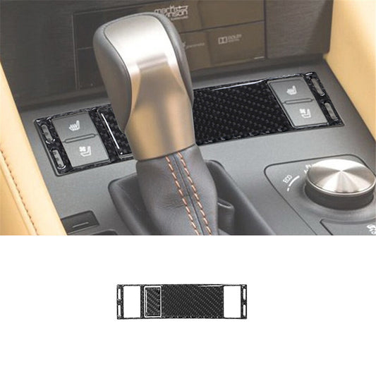 Carbon Fiber for Seat Heating Control Cover Trim for Lexus RC300 350 200T 2015-2020