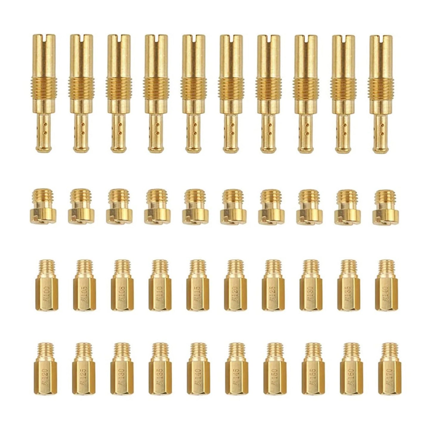 40x Carburetor Main Slow Pilot Jets Kit For Keihin CV CVK CVVD FCR PWK VA Reapir