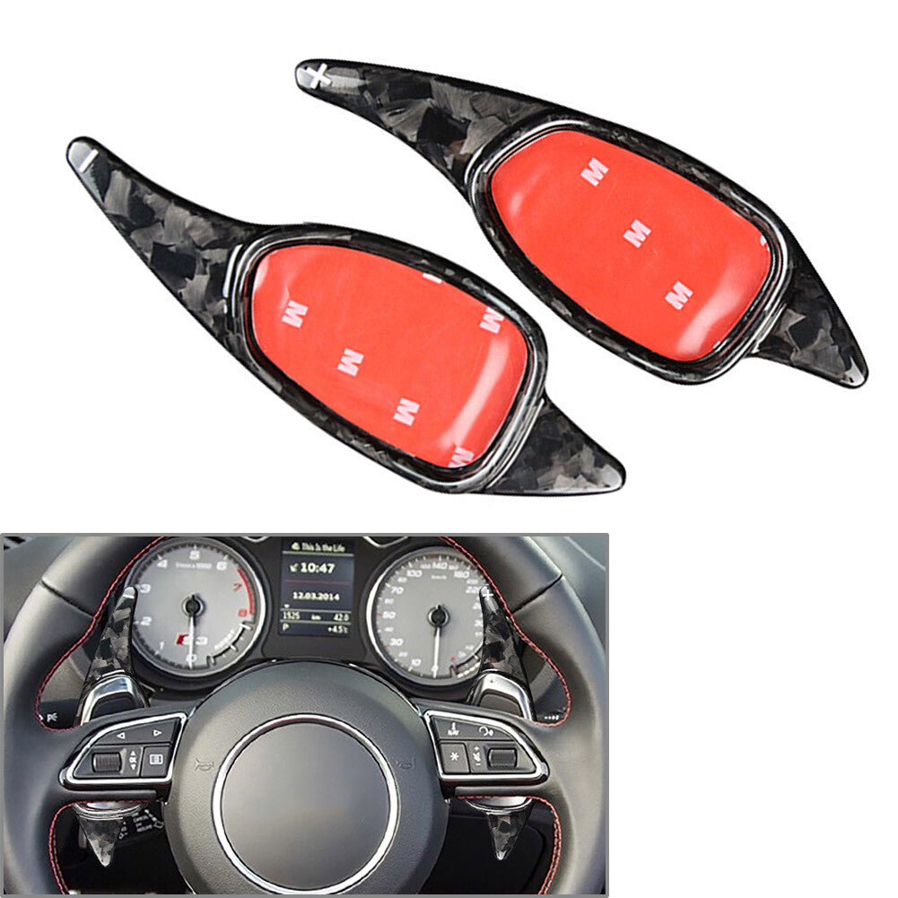 Carbon Fiber Steering Wheel Shift Paddle for Audi for A5 S3 S4 S5 S6 SQ5 RS3 RS4