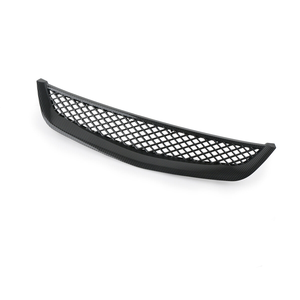 Carbon For 01-03 for Honda for Civic EM2 ES1 JDM Front Bumper Hood Mesh Grille Grill