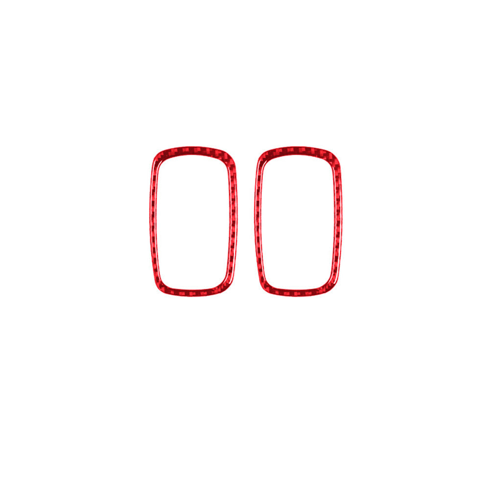 4x Red Door Switch Frame Trim Cover Carbon Fiber for Chevrolet COBALT 2005-2010