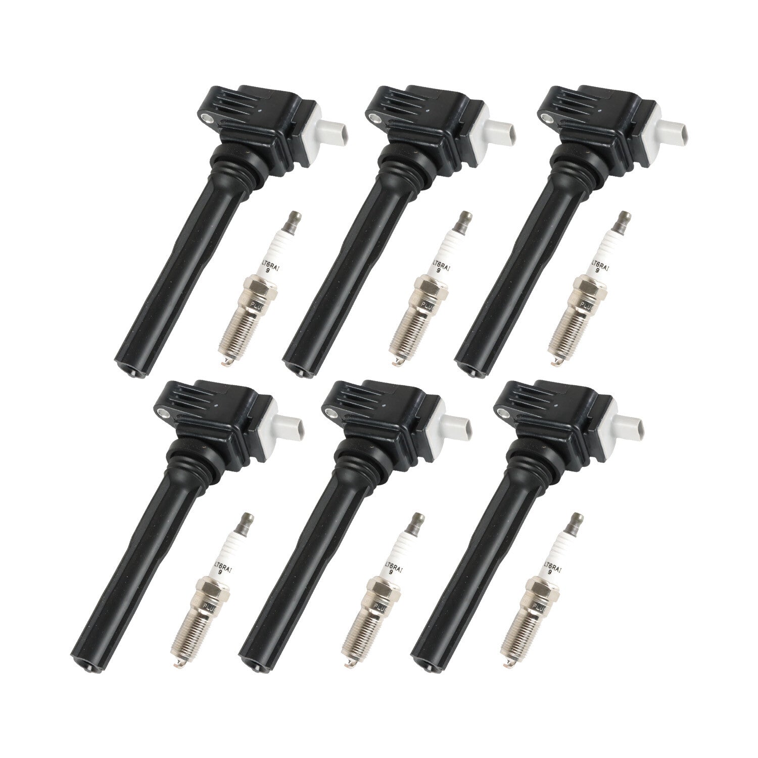 6X Ignition Coil  Iridium Spark Plug Kit for Ford F-150 2017-2019 for Lincoln 3.5L