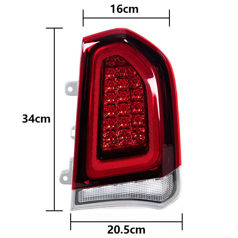 Right Black Tail Light LED Turn Signal Light for Chrysler 300 2015-2023