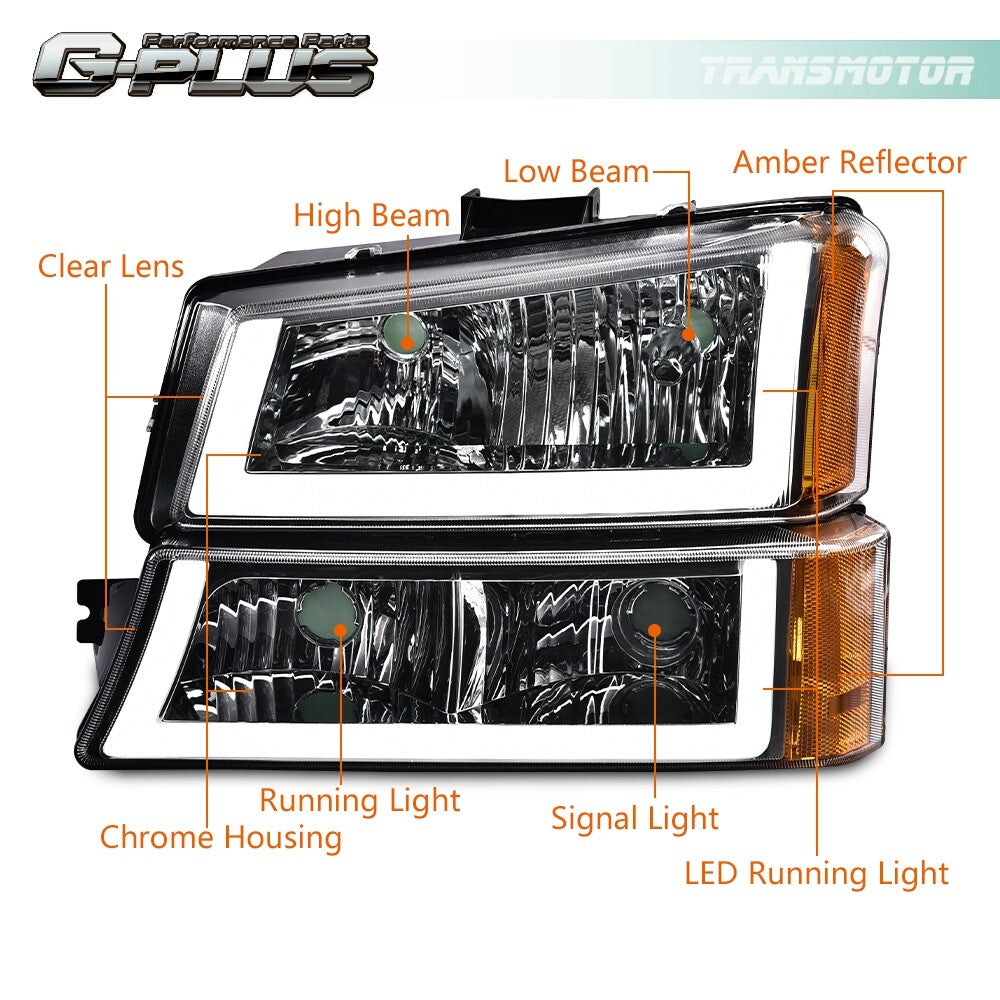 New 2003-2006 Silverado Little White Stone LED DRL Tianshui+ Little White