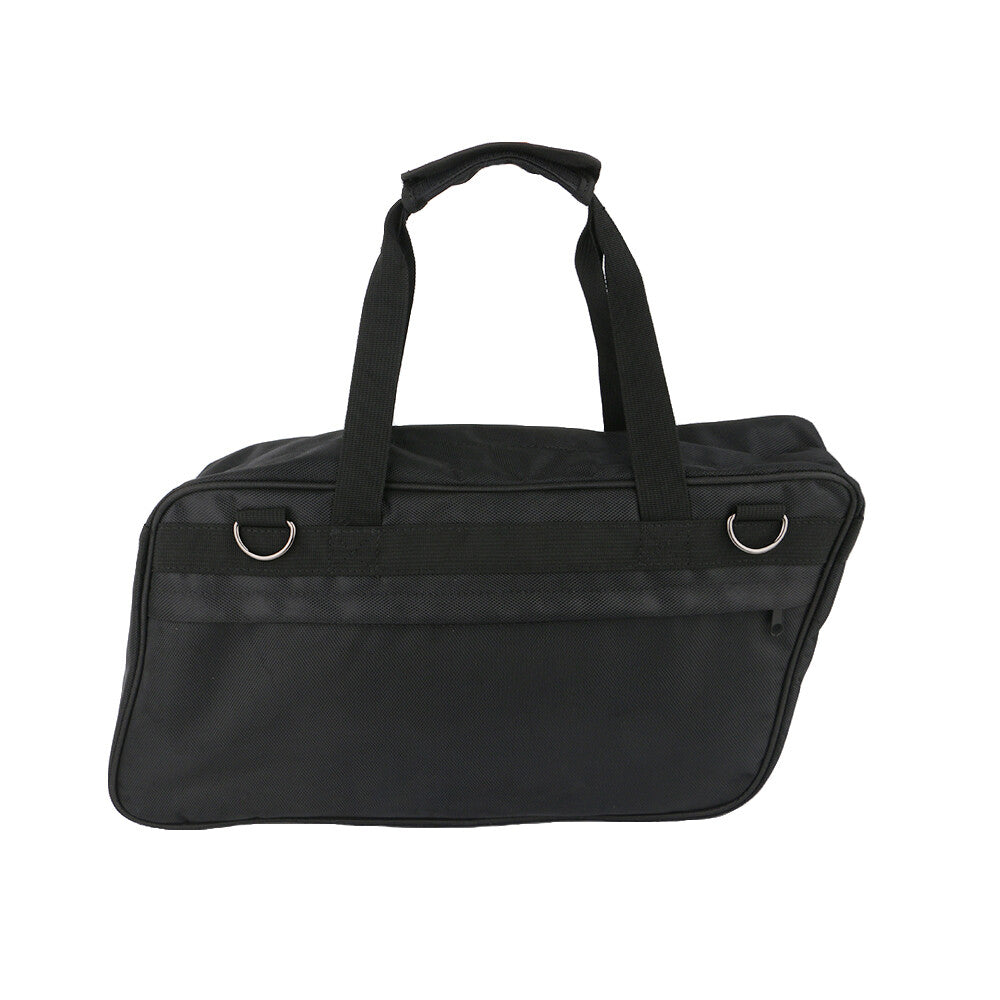 Motorcycle saddlebag lining, travel and touring bag, right side for touring gliding