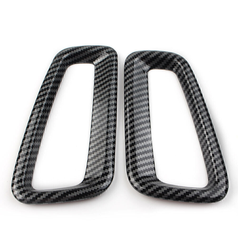Fit for Honda for Civic 11th 2022 Up Carbon Fiber Inner Dash Side Air Vent Outlet Cover