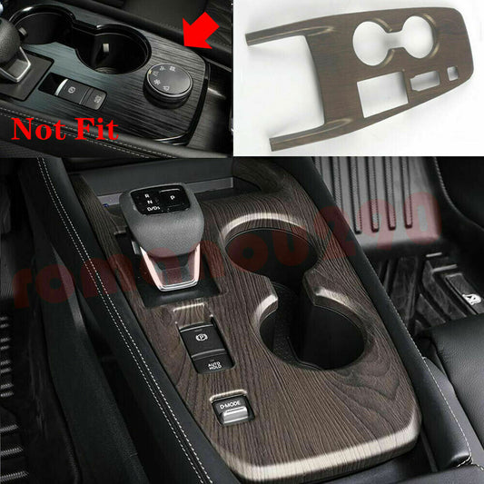for Nissan Rogue X-Trail 2021-2023 Wood Grain ABS Gear Shift Panel Cover Trim