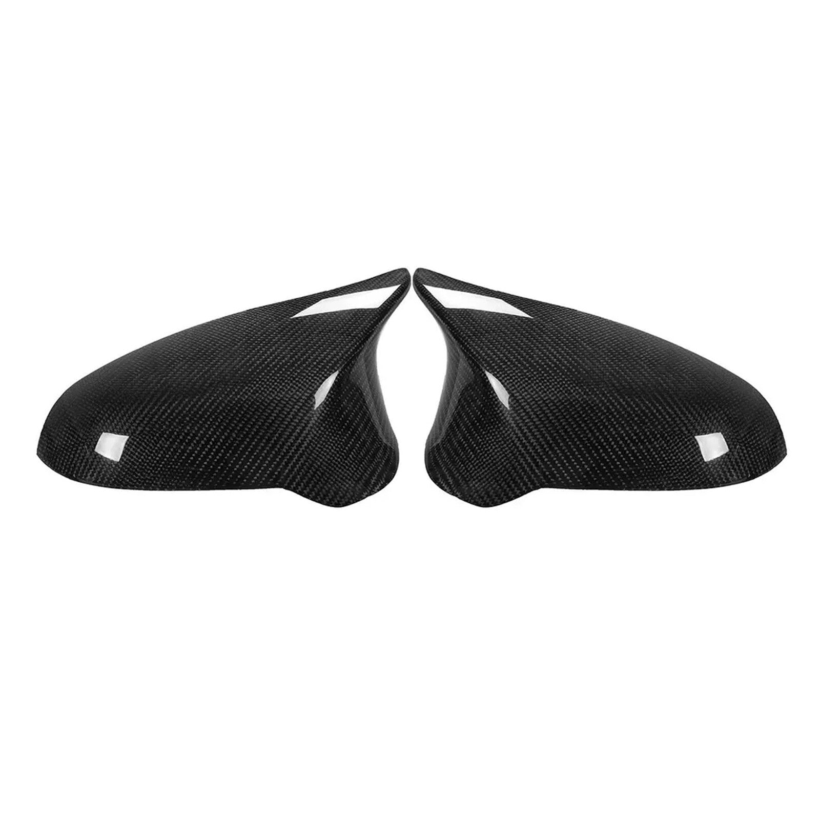 Carbon Fiber Add-on Side Rear Mirror Cover Cap for BMW 2015-19 F82 M4 F80 M3 New