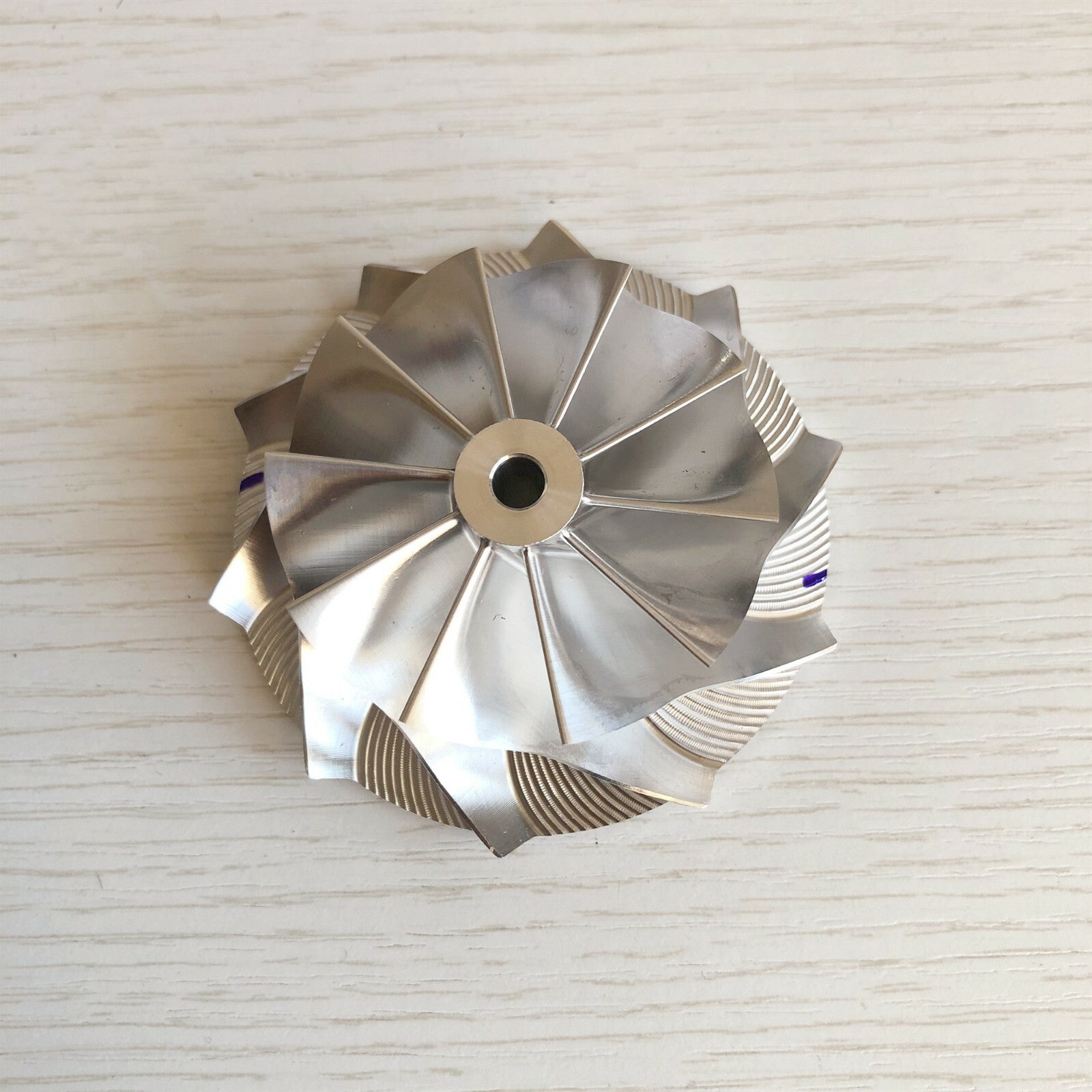 TD04HL 50.38/68.00 mm 10+0 Blade Performance Turbine Billet Compressor Wheel