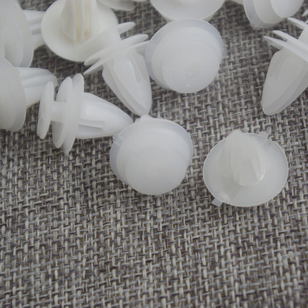25PCS Interior Trim Board Retainer Clip Fastener White for Toyota 90467 10161