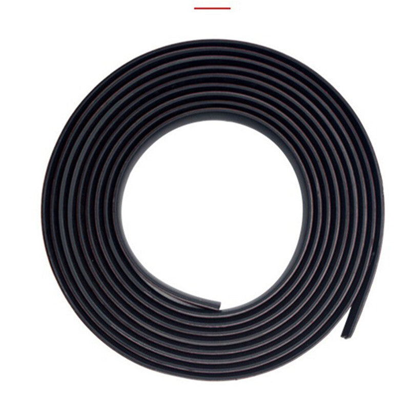 19mm Car Window Roof Edge Windshield T-type Rubber Seal Strip Protection Pad 4M
