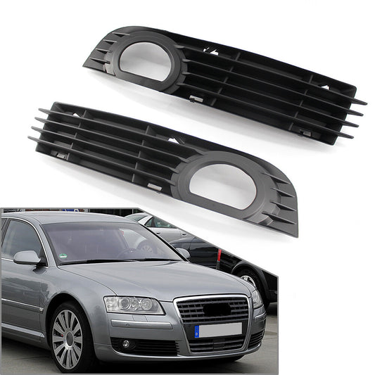 Fit for Audi for A8 D3 2006-08 Front Bumper Lamp Grill Fog Cover 4E0807681 Left  Right