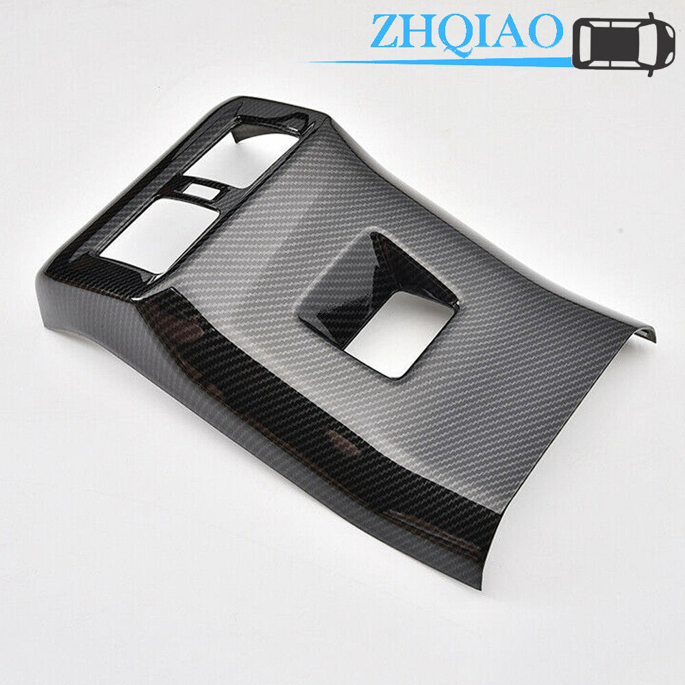 Carbon Fiber Rear for Seat Air Vent Cover Trim Fits for Toyota Rav4 2019-2020