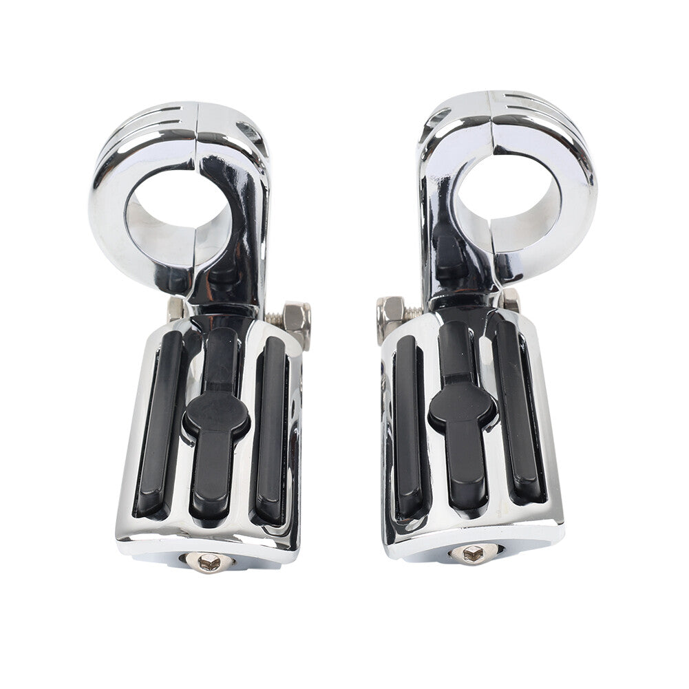 1.25 Highway Engine Guard Foot Pegs Fit for Harley Touring Road King Street Glide
