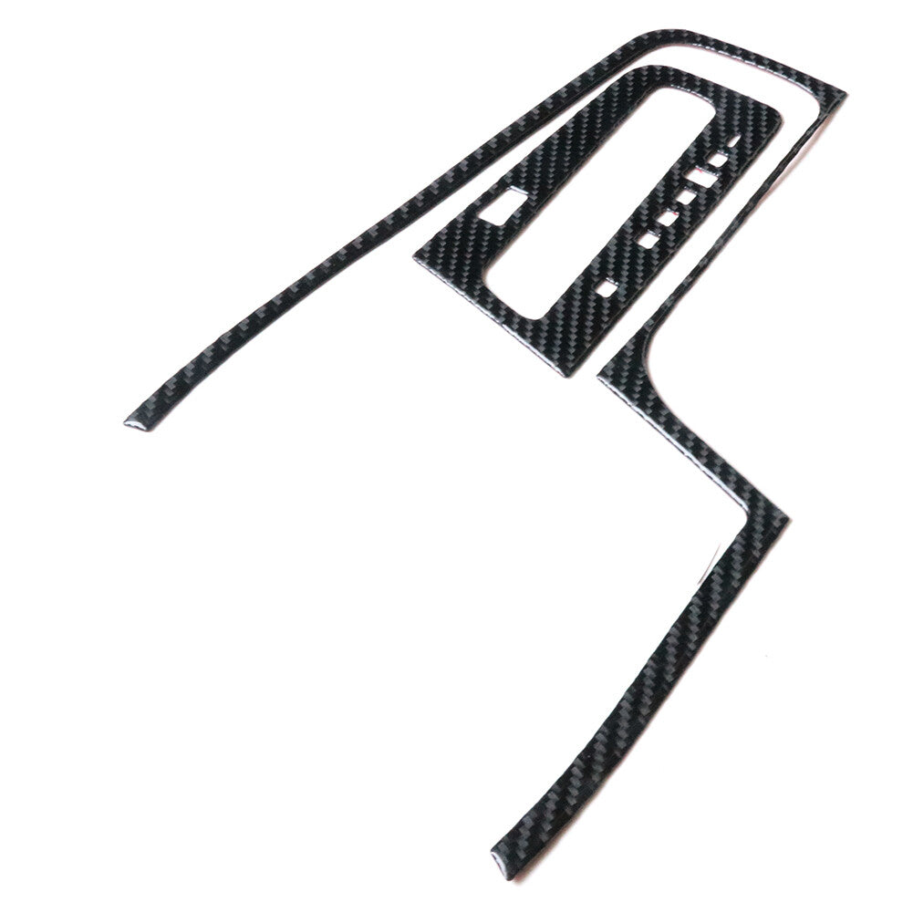 Carbon Fiber Gear Shift Panel Decorative Cover for Honda for Civic Coupe 2013-2015