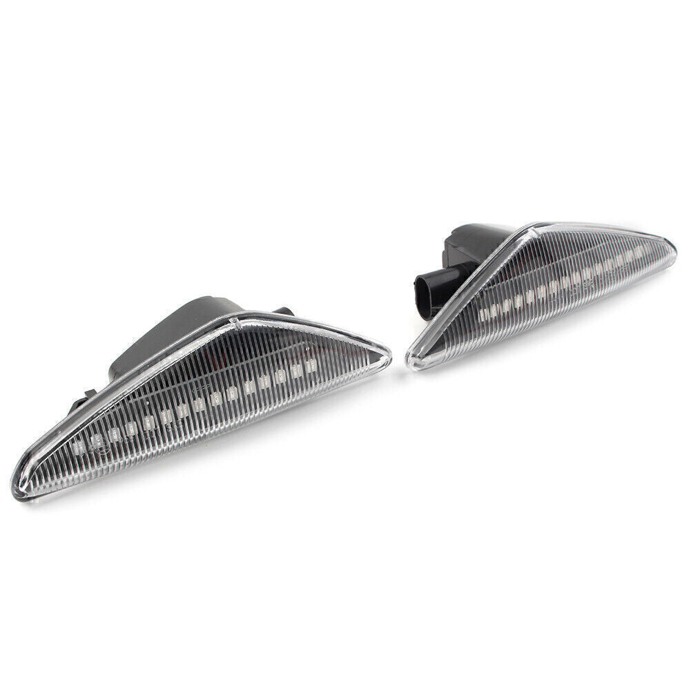 Dynamic LED Side Marker Turn Signal Light for BMW F25 E70 E71 X3 E72 X5 X6 Clear